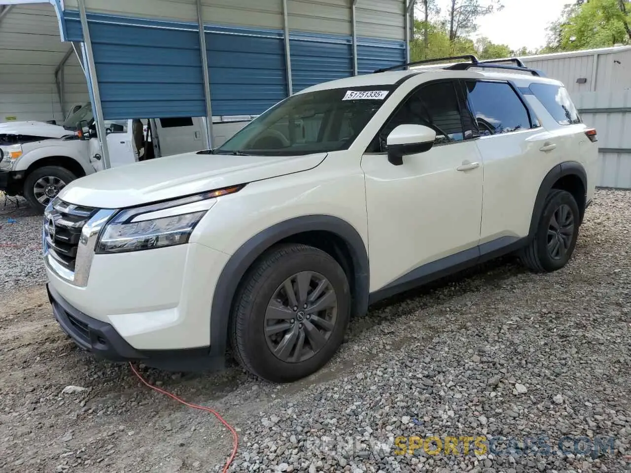 1 fotografías del automóvil dañado 5N1DR3BA0NC240794 NISSAN PATHFINDER 2022