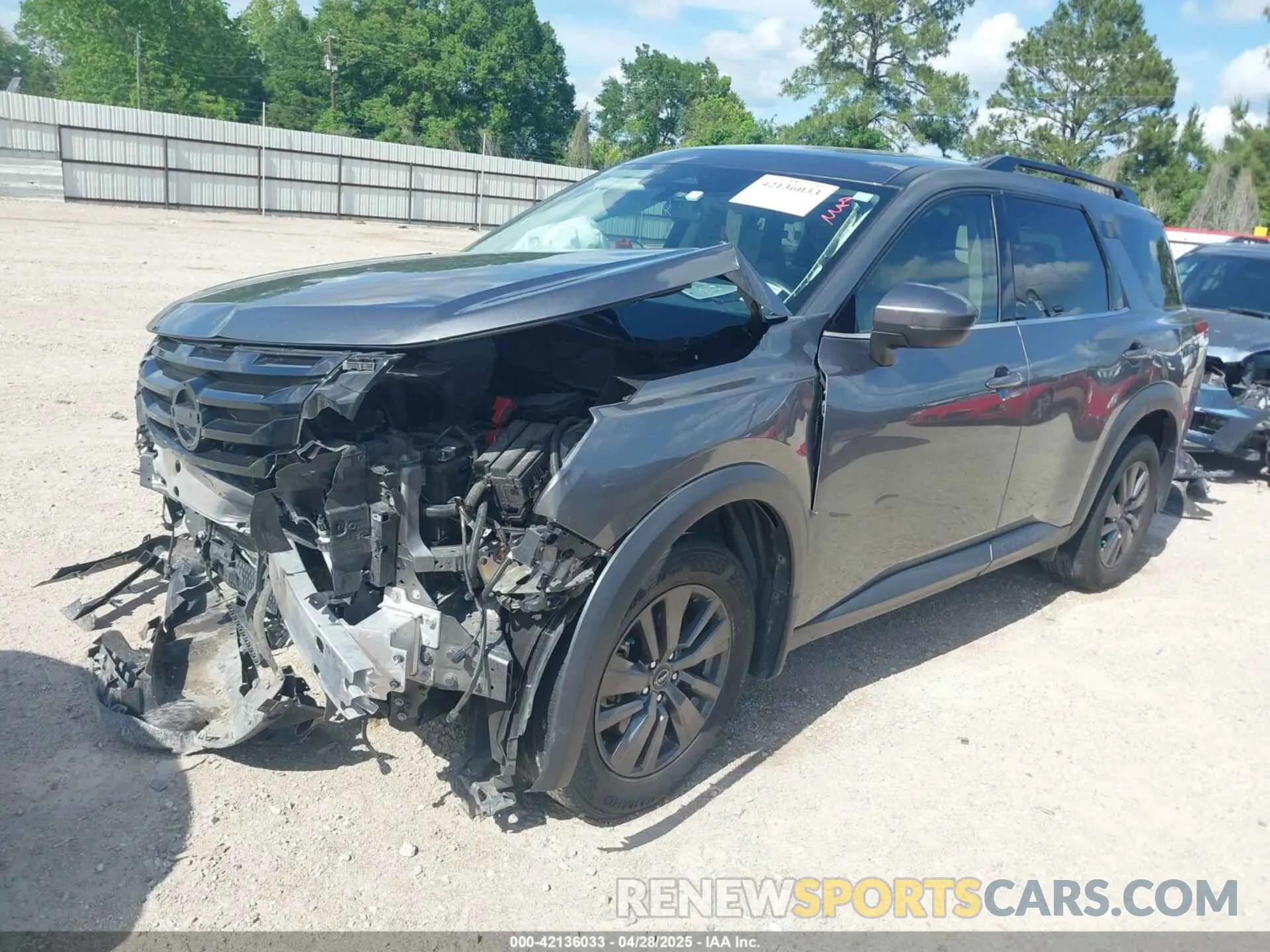 2 fotografías del automóvil dañado 5N1DR3BA6NC208304 NISSAN PATHFINDER 2022