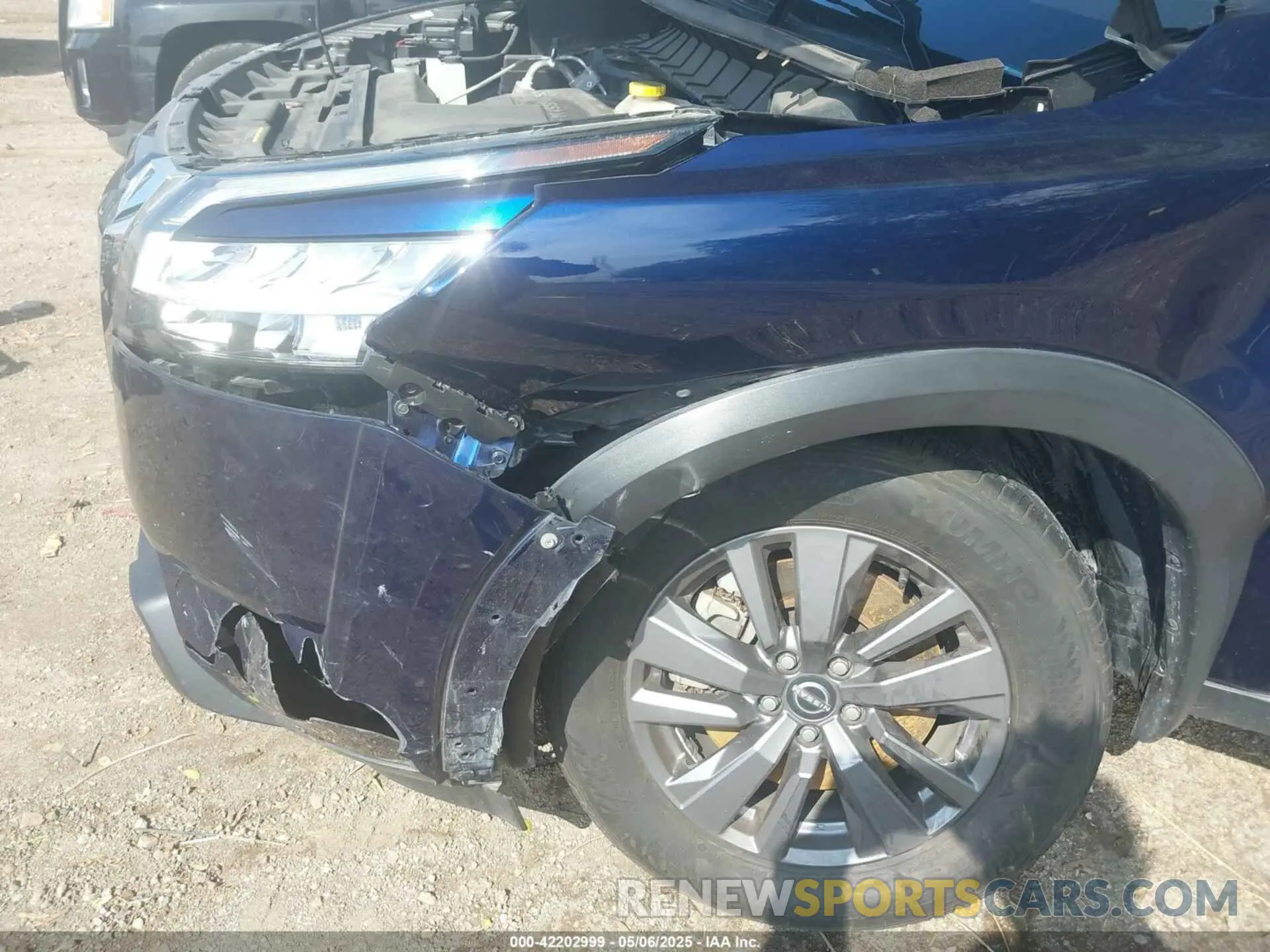 6 fotografías del automóvil dañado 5N1DR3BA8NC237089 NISSAN PATHFINDER 2022
