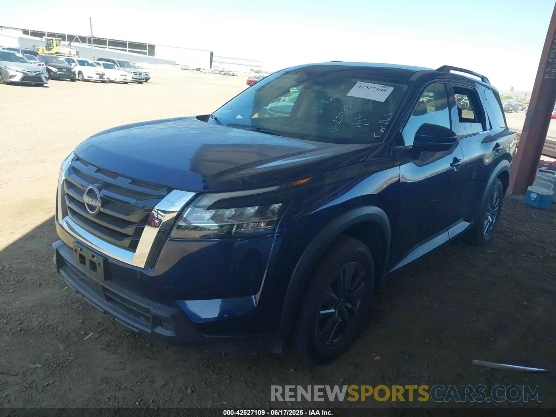 2 fotografías del automóvil dañado 5N1DR3BAXNC220939 NISSAN PATHFINDER 2022