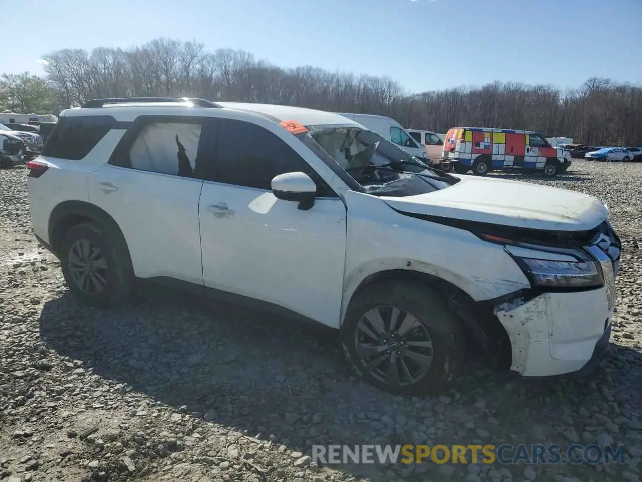 4 fotografías del automóvil dañado 5N1DR3BAXNC223226 NISSAN PATHFINDER 2022