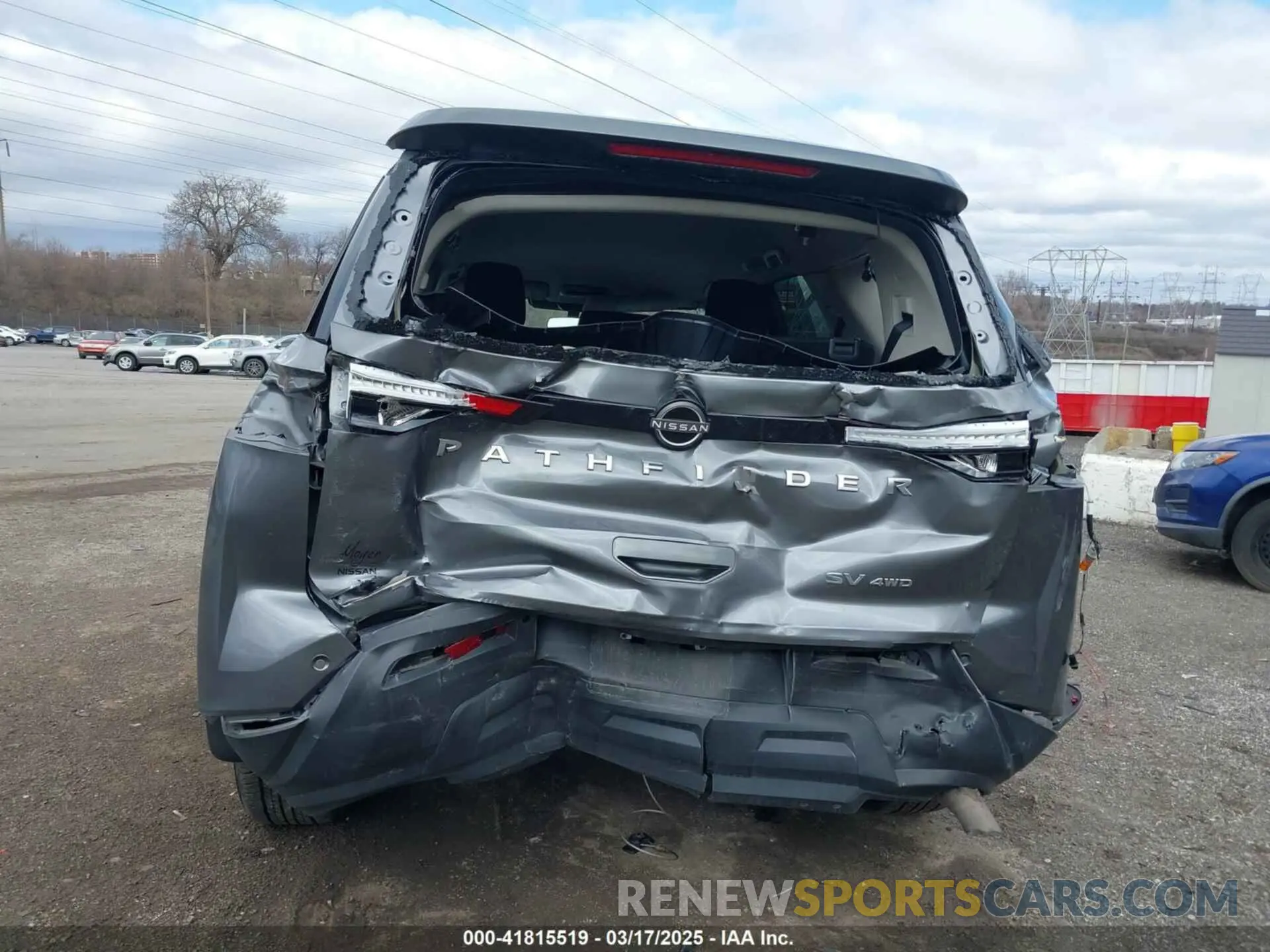 6 fotografías del automóvil dañado 5N1DR3BC5NC256913 NISSAN PATHFINDER 2022