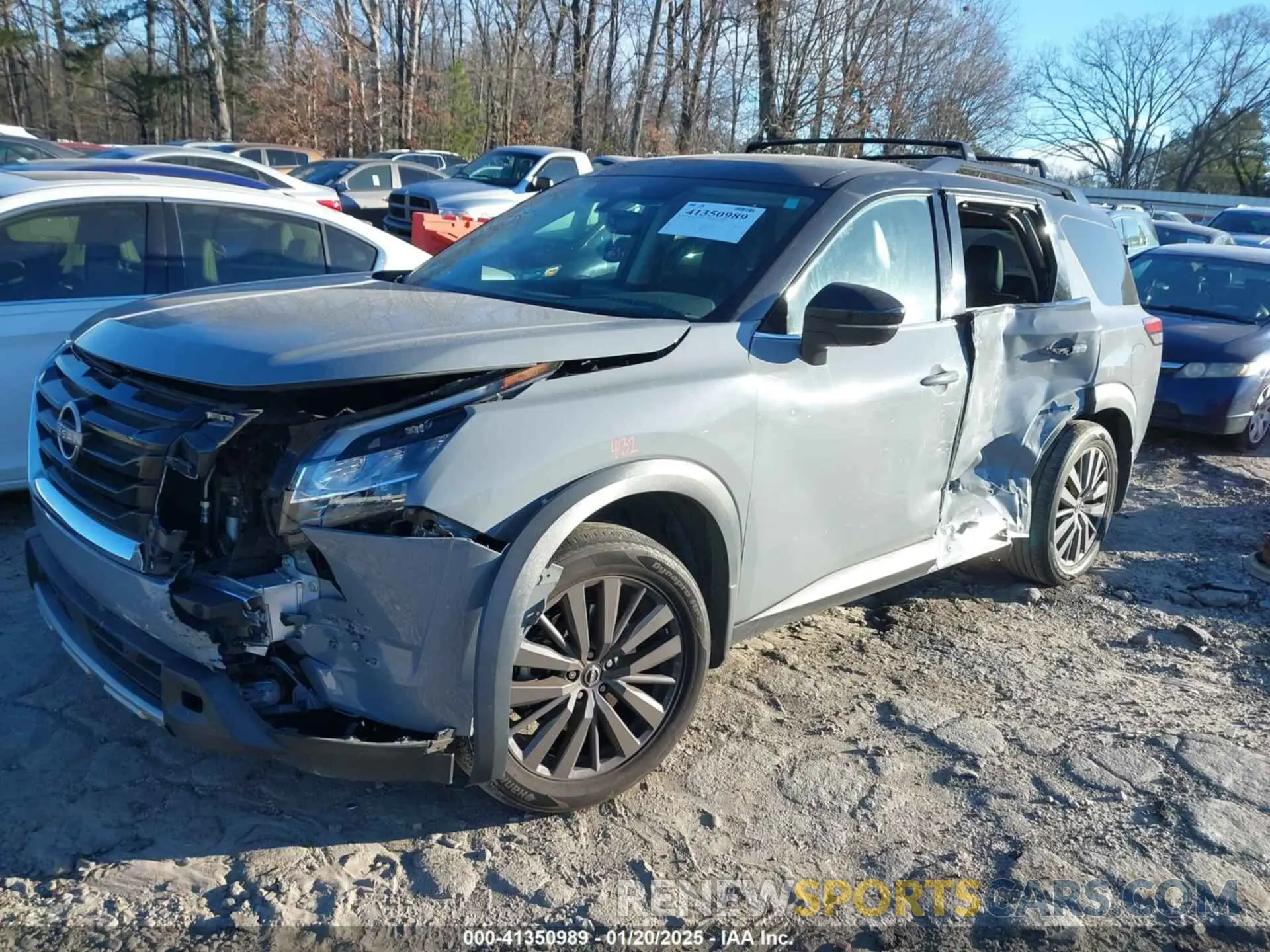 2 fotografías del automóvil dañado 5N1DR3CB0NC207186 NISSAN PATHFINDER 2022