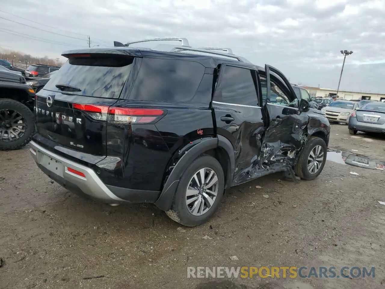 3 fotografías del automóvil dañado 5N1DR3CC5NC206530 NISSAN PATHFINDER 2022