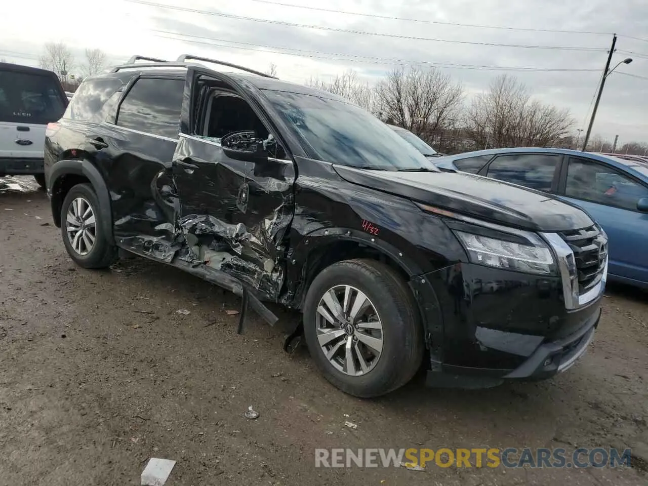 4 fotografías del automóvil dañado 5N1DR3CC5NC206530 NISSAN PATHFINDER 2022