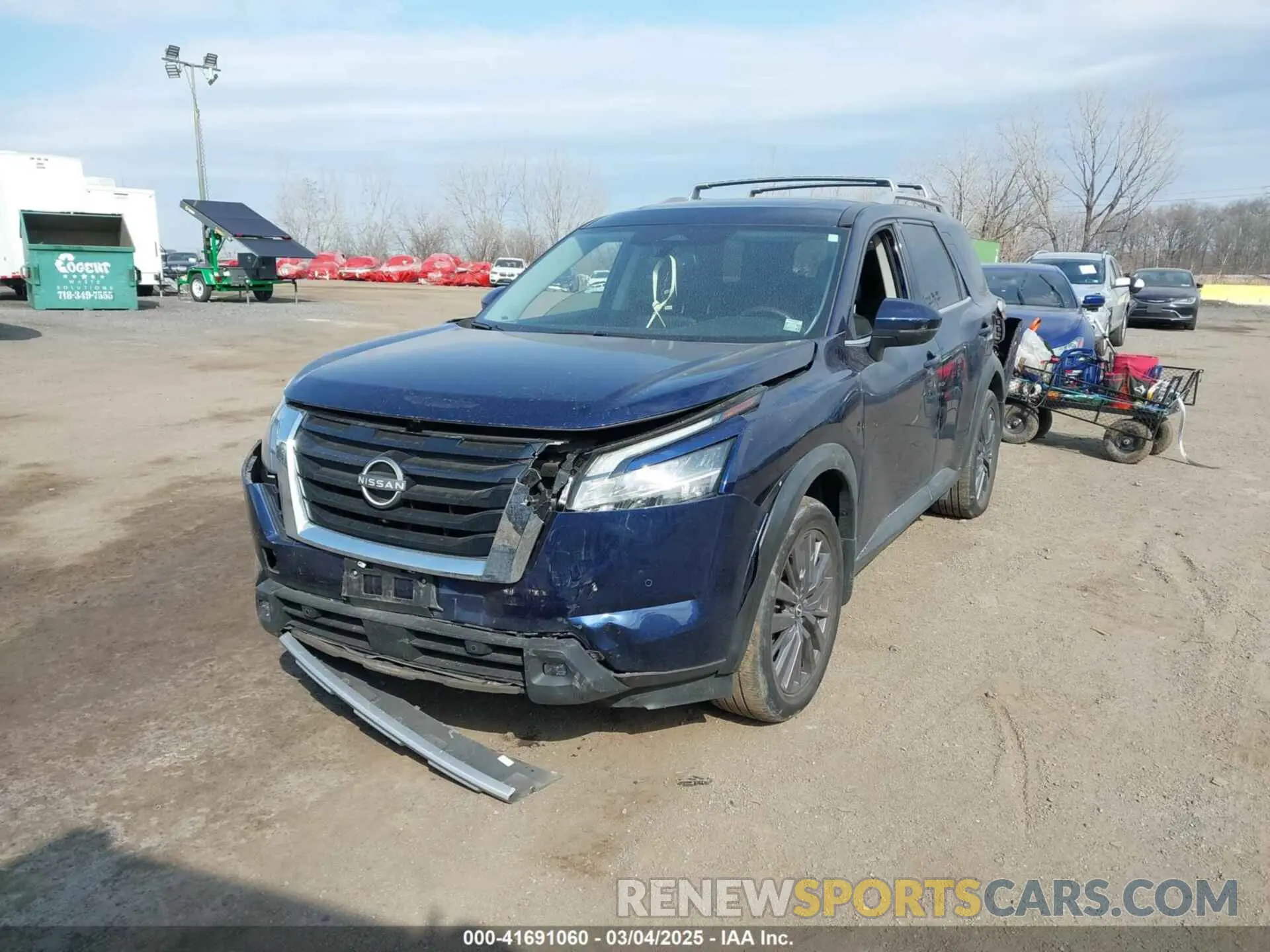 2 fotografías del automóvil dañado 5N1DR3CD1NC219638 NISSAN PATHFINDER 2022