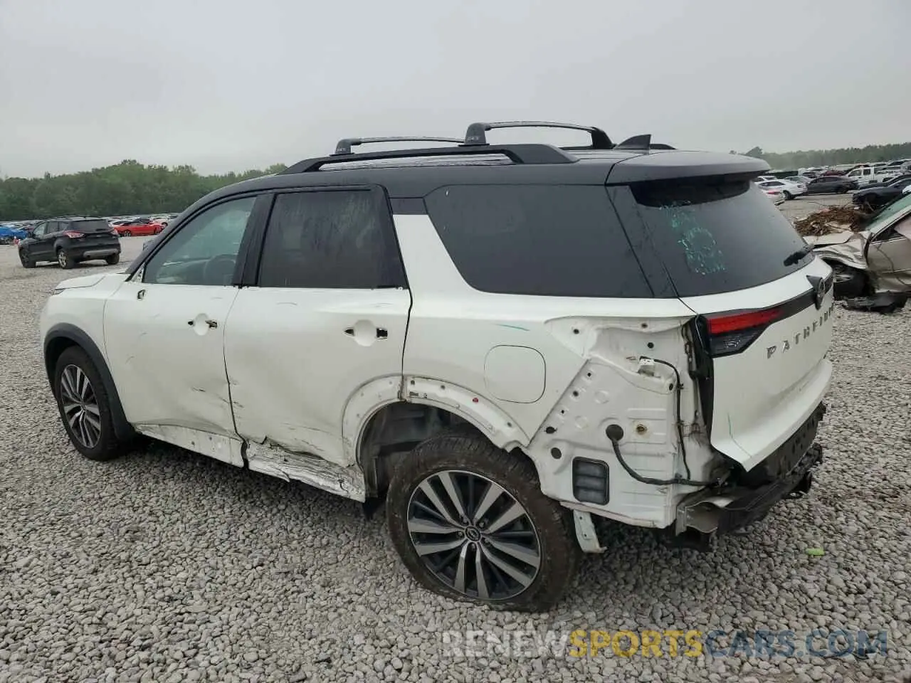 2 fotografías del automóvil dañado 5N1DR3DH8NC206161 NISSAN PATHFINDER 2022
