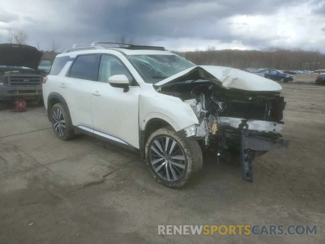 4 fotografías del automóvil dañado 5N1DR3DJ4NC263945 NISSAN PATHFINDER 2022