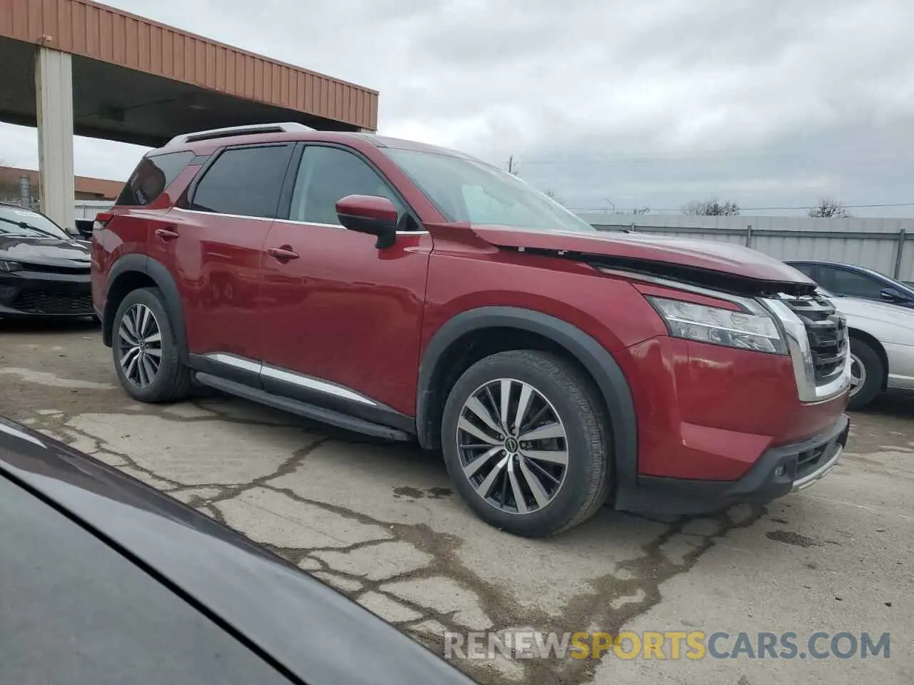 4 fotografías del automóvil dañado 5N1DR3DK4NC264859 NISSAN PATHFINDER 2022