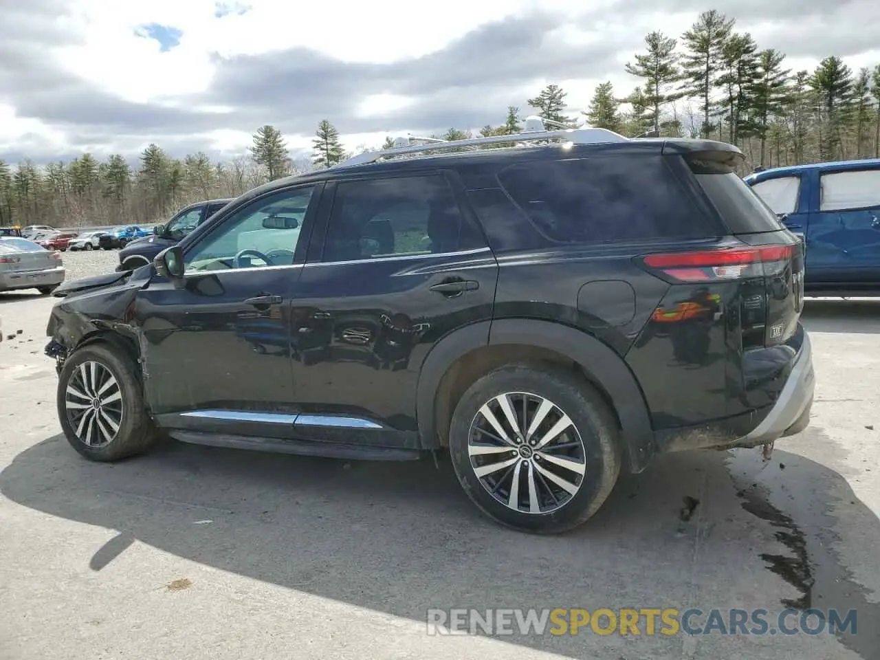 2 fotografías del automóvil dañado 5N1DR3DK8NC227796 NISSAN PATHFINDER 2022