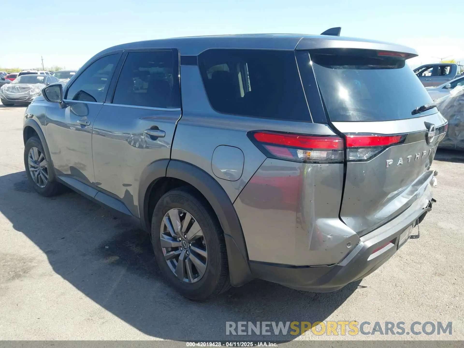 3 fotografías del automóvil dañado 5N1DR3AA9PC256805 NISSAN PATHFINDER 2023
