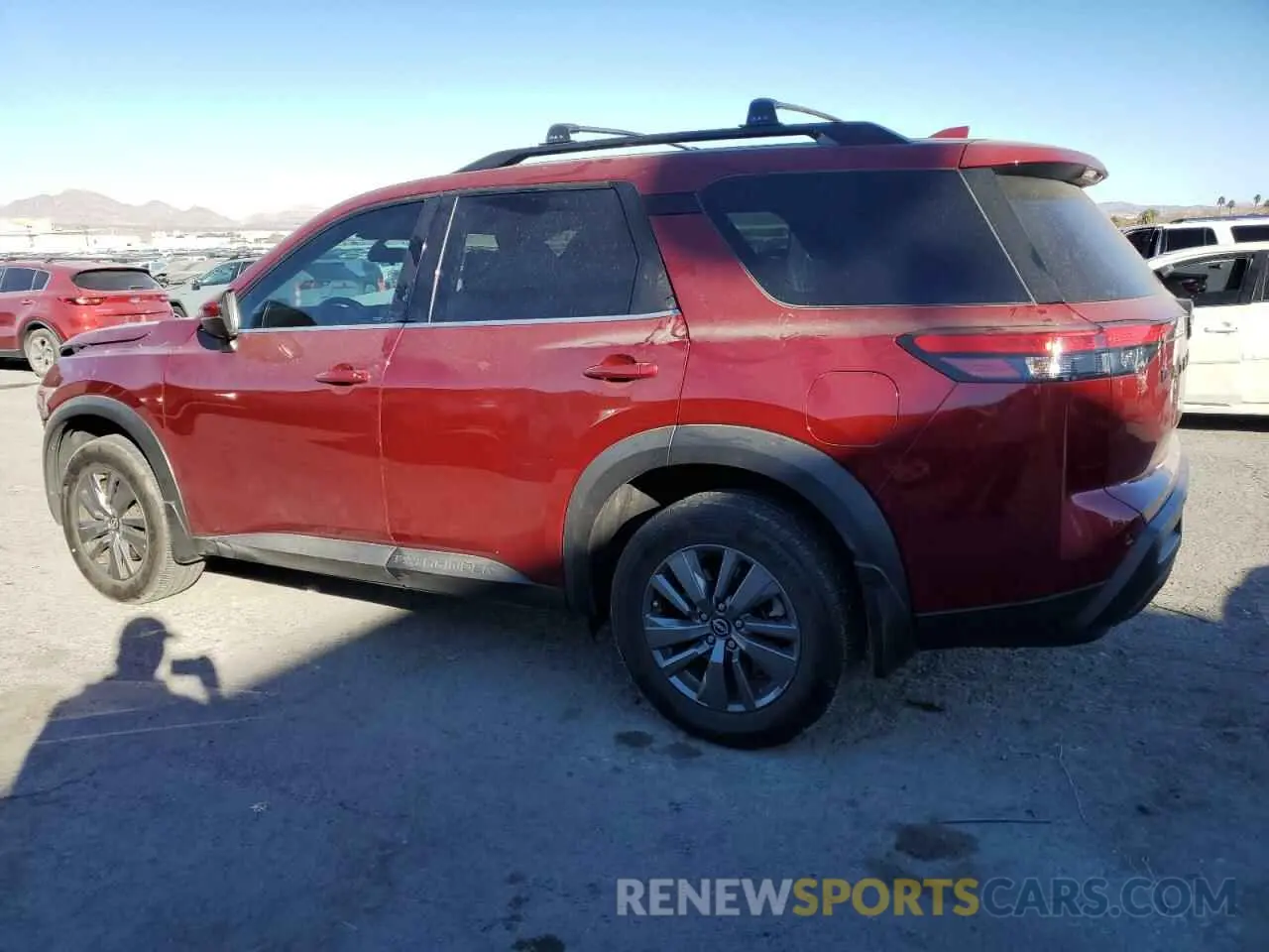 2 fotografías del automóvil dañado 5N1DR3BA8PC256051 NISSAN PATHFINDER 2023