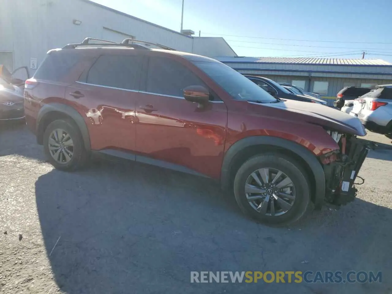 4 fotografías del automóvil dañado 5N1DR3BA8PC256051 NISSAN PATHFINDER 2023
