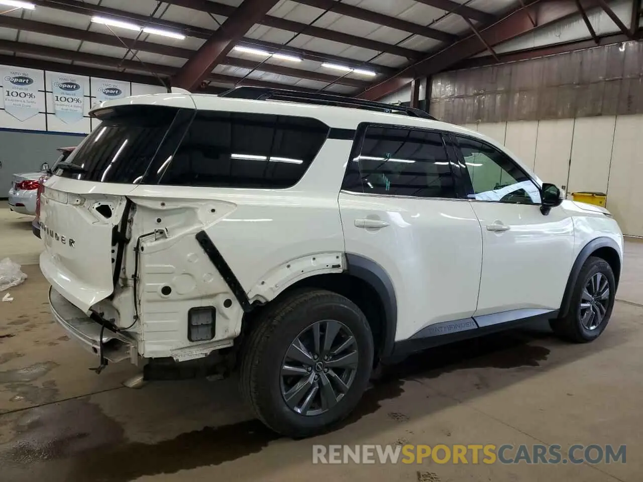3 fotografías del automóvil dañado 5N1DR3BC1PC244857 NISSAN PATHFINDER 2023