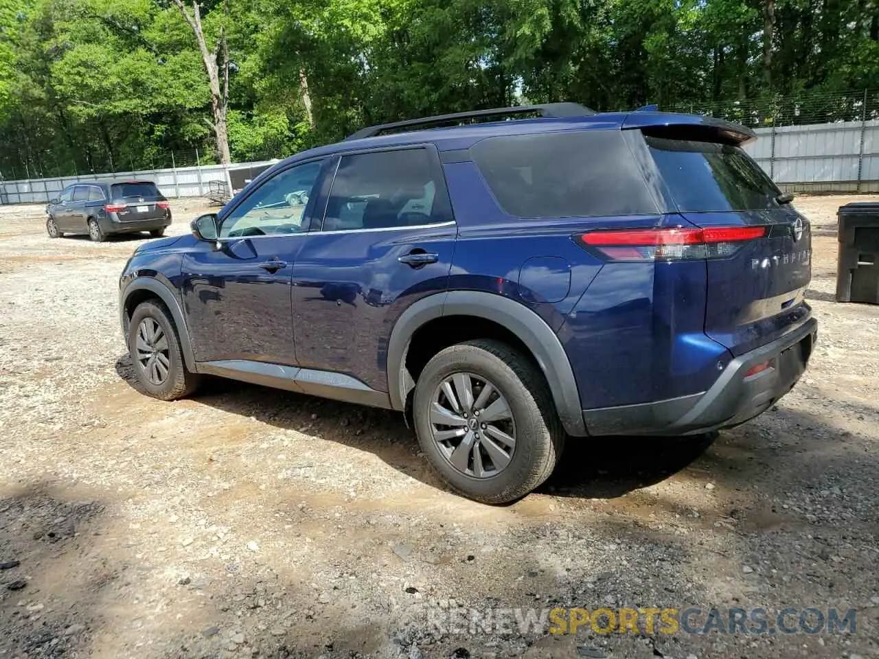 2 fotografías del automóvil dañado 5N1DR3BC3PC246657 NISSAN PATHFINDER 2023
