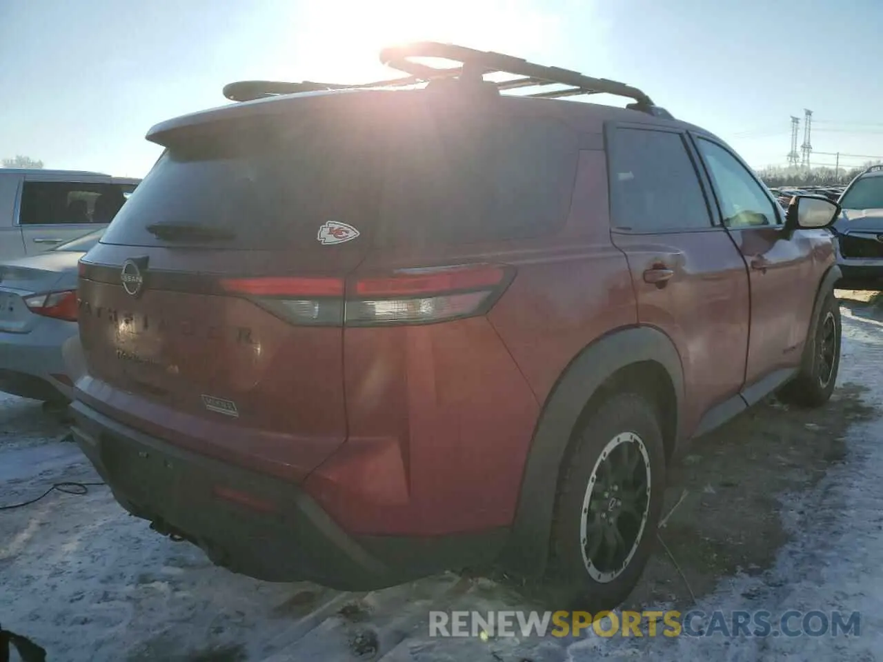 3 fotografías del automóvil dañado 5N1DR3BD8PC201903 NISSAN PATHFINDER 2023