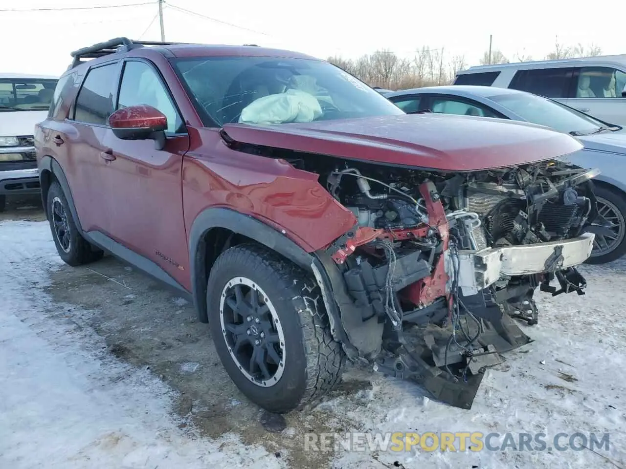 4 fotografías del automóvil dañado 5N1DR3BD8PC201903 NISSAN PATHFINDER 2023