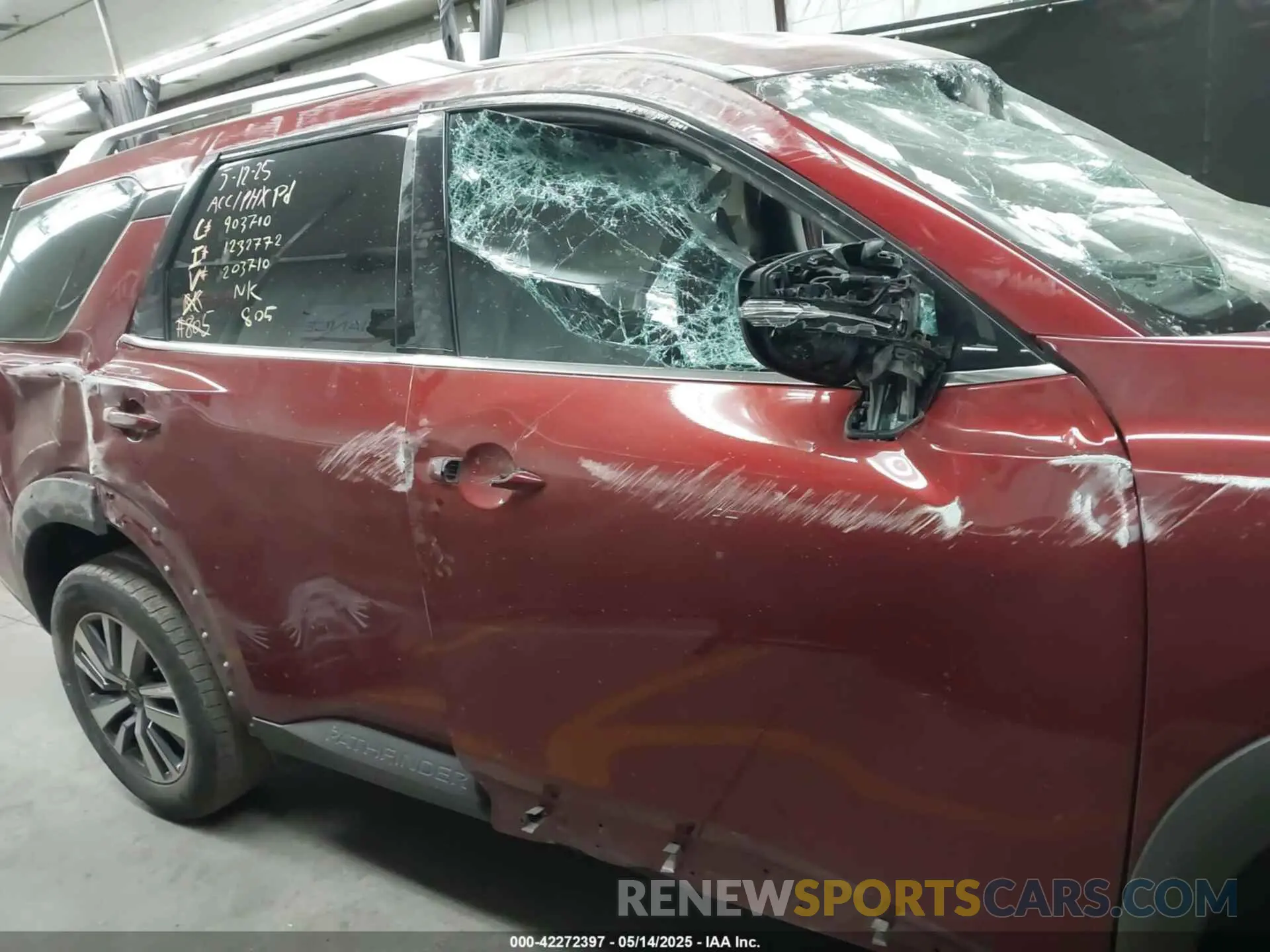 12 fotografías del automóvil dañado 5N1DR3CA1PC203710 NISSAN PATHFINDER 2023