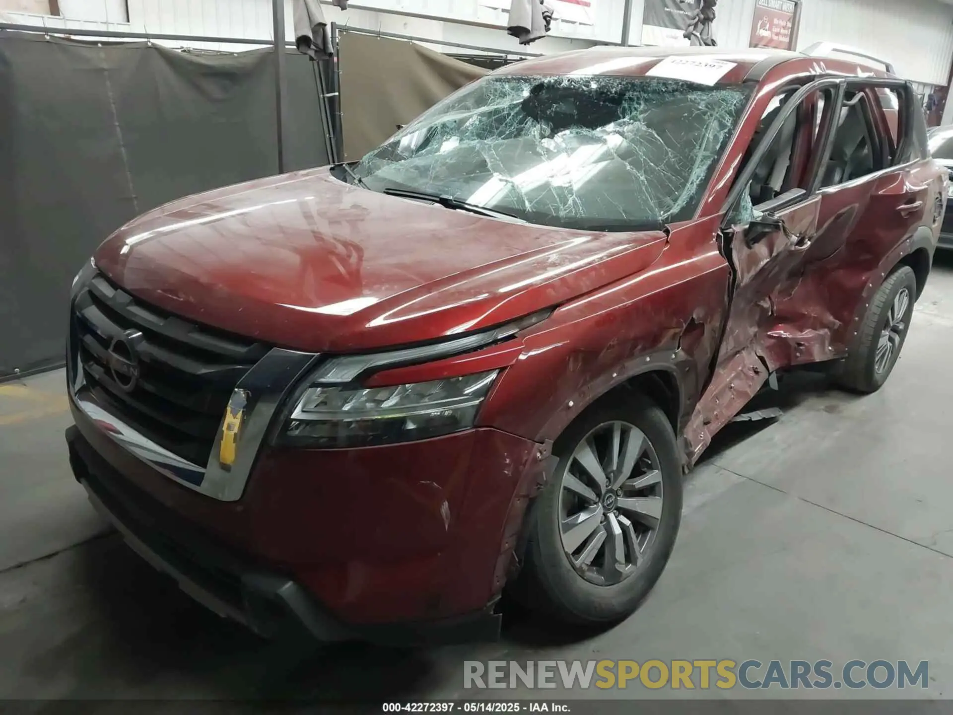 2 fotografías del automóvil dañado 5N1DR3CA1PC203710 NISSAN PATHFINDER 2023
