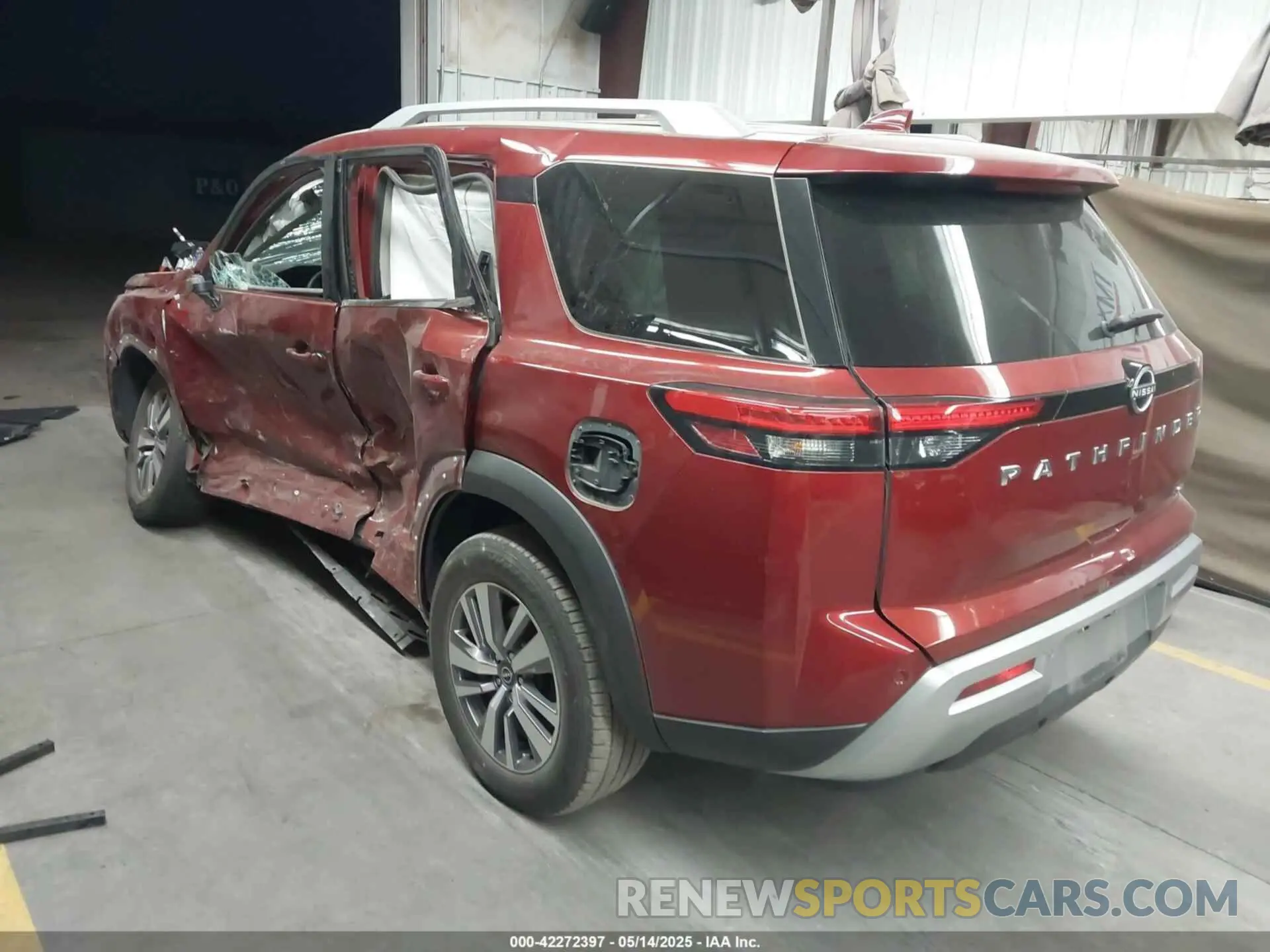 3 fotografías del automóvil dañado 5N1DR3CA1PC203710 NISSAN PATHFINDER 2023