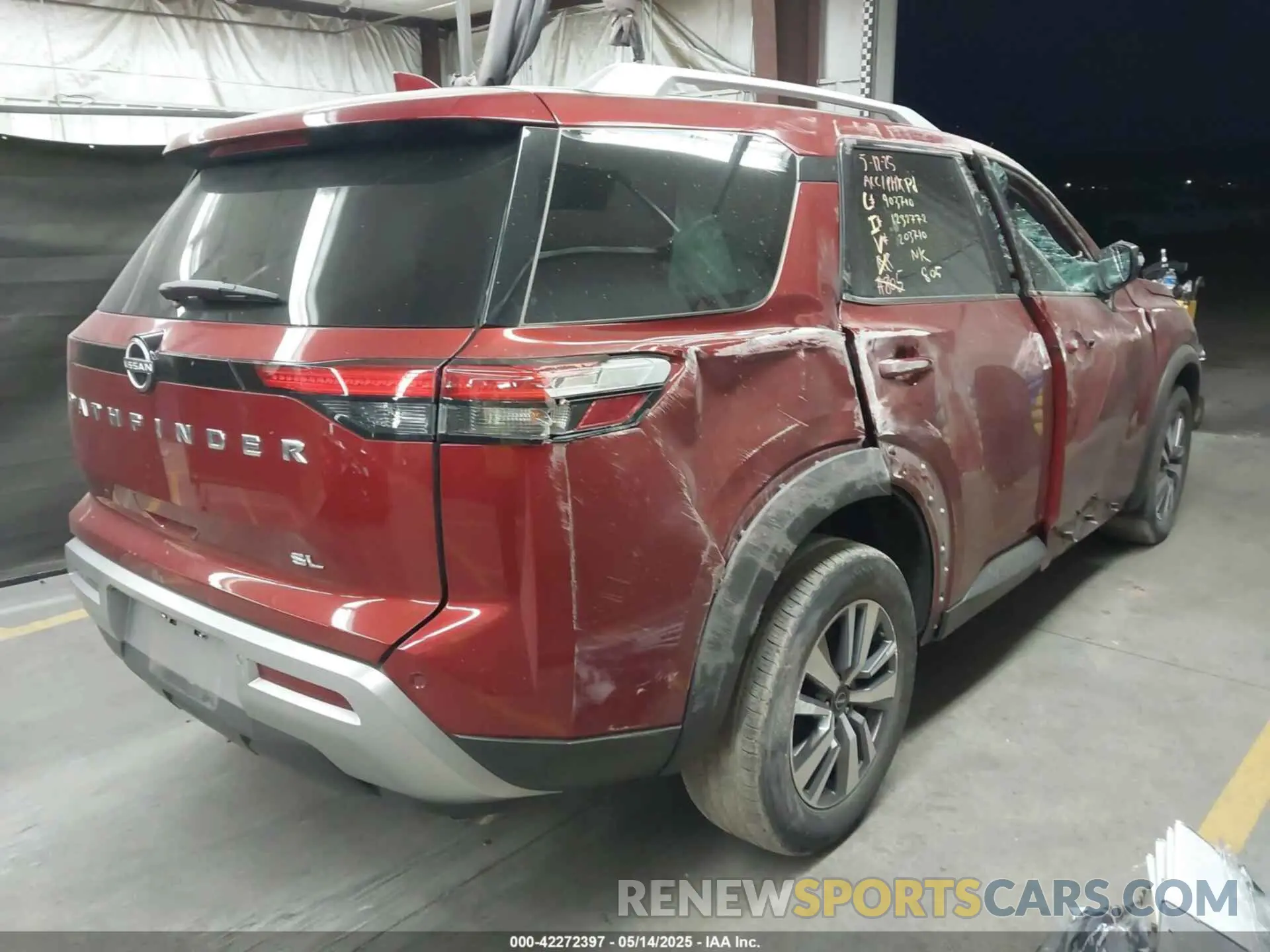 4 fotografías del automóvil dañado 5N1DR3CA1PC203710 NISSAN PATHFINDER 2023