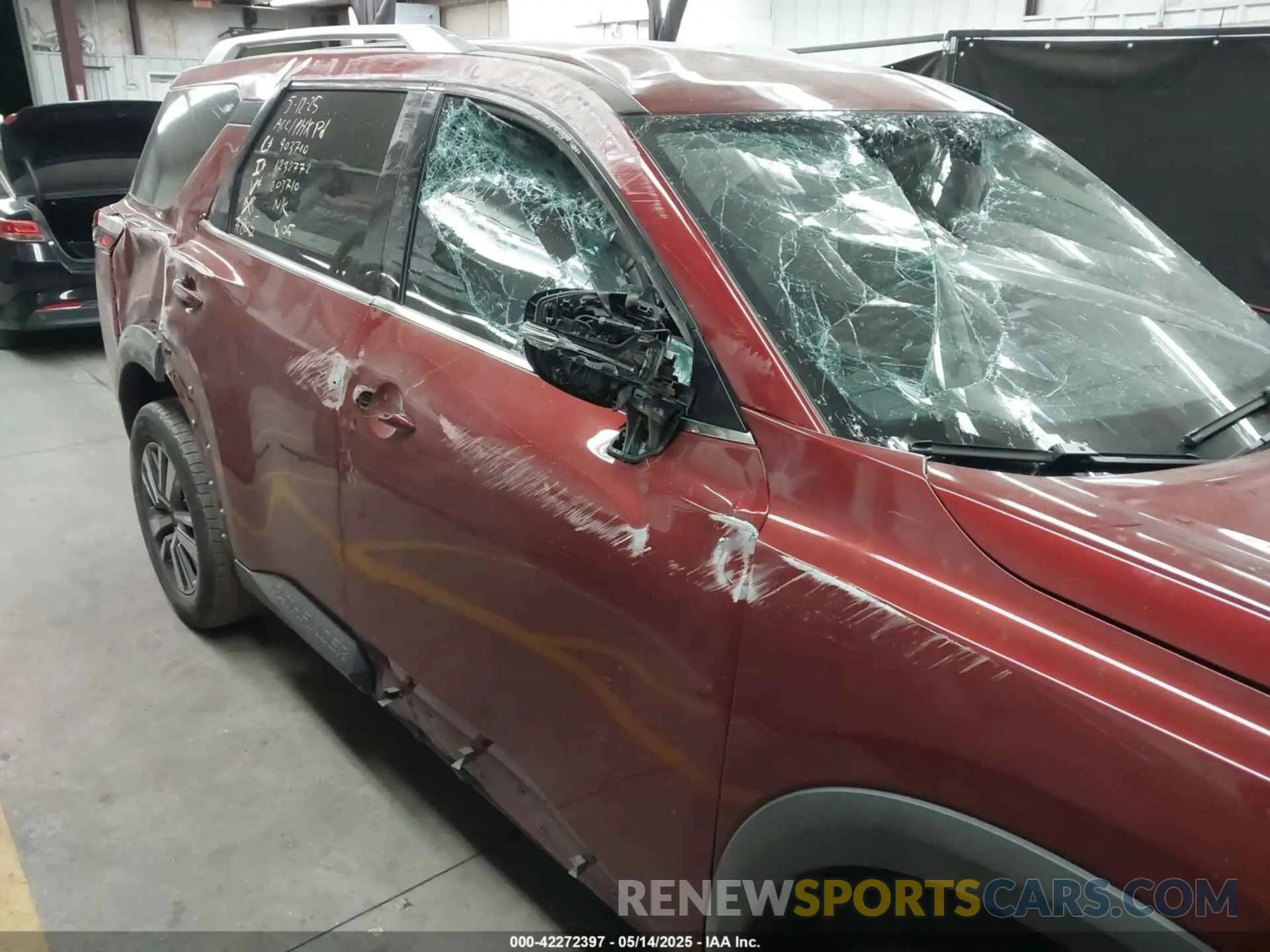 6 fotografías del automóvil dañado 5N1DR3CA1PC203710 NISSAN PATHFINDER 2023