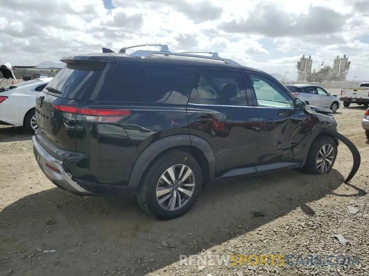 3 fotografías del automóvil dañado 5N1DR3CA3PC223523 NISSAN PATHFINDER 2023