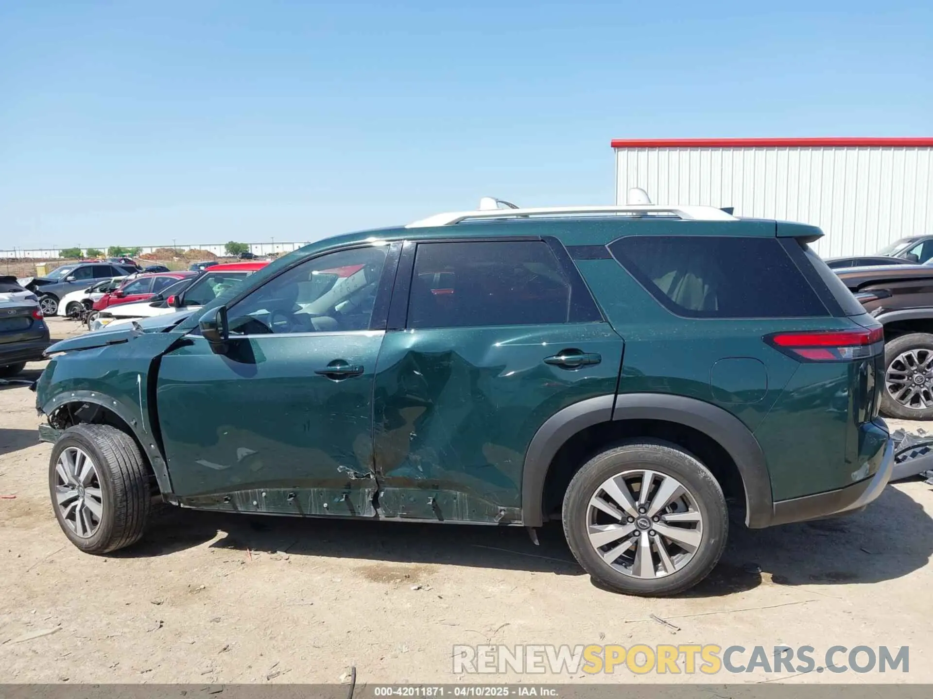 15 fotografías del automóvil dañado 5N1DR3CA9PC221002 NISSAN PATHFINDER 2023