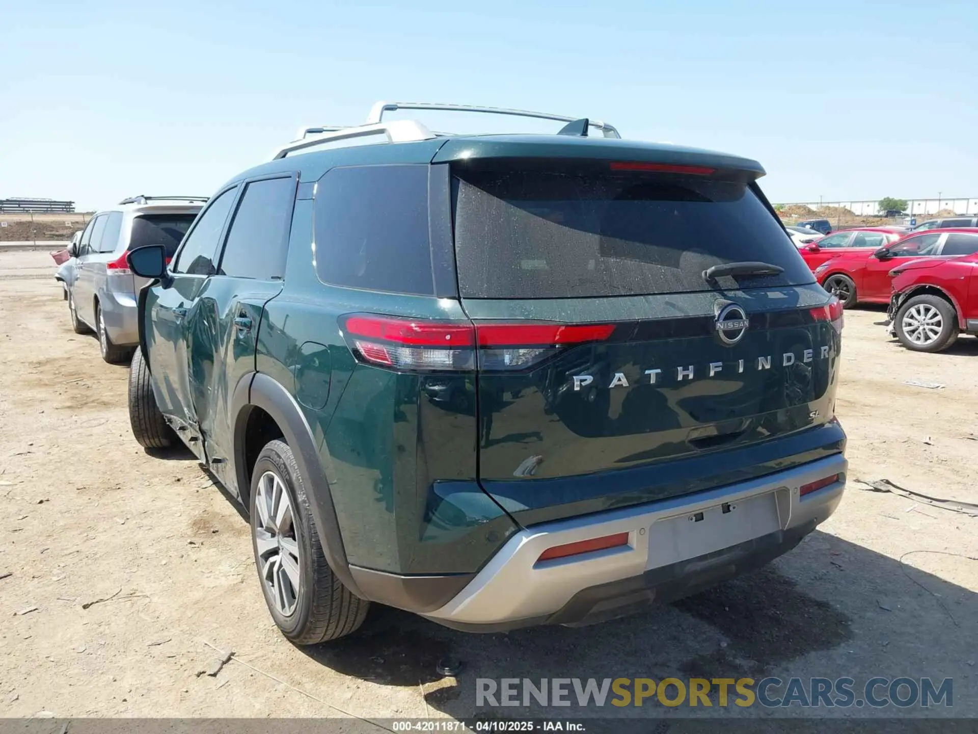 3 fotografías del automóvil dañado 5N1DR3CA9PC221002 NISSAN PATHFINDER 2023