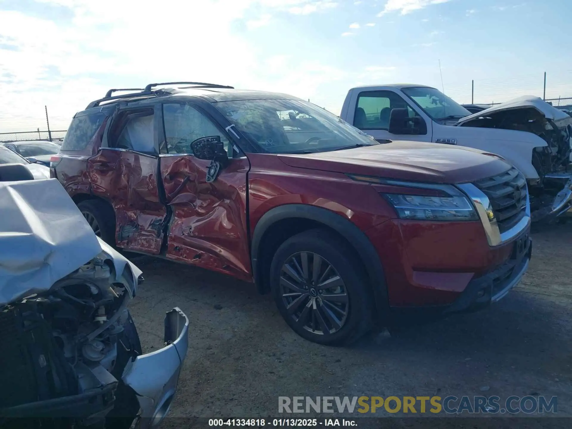 13 fotografías del automóvil dañado 5N1DR3CB4PC221546 NISSAN PATHFINDER 2023