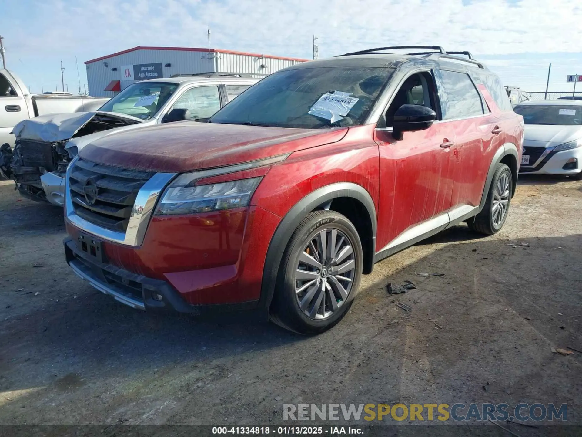 2 fotografías del automóvil dañado 5N1DR3CB4PC221546 NISSAN PATHFINDER 2023