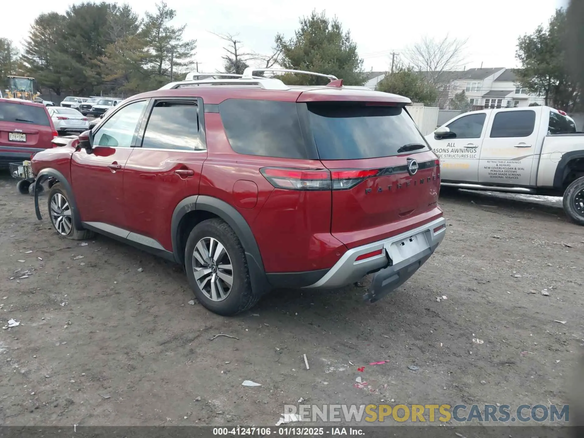 3 fotografías del automóvil dañado 5N1DR3CC0PC217180 NISSAN PATHFINDER 2023