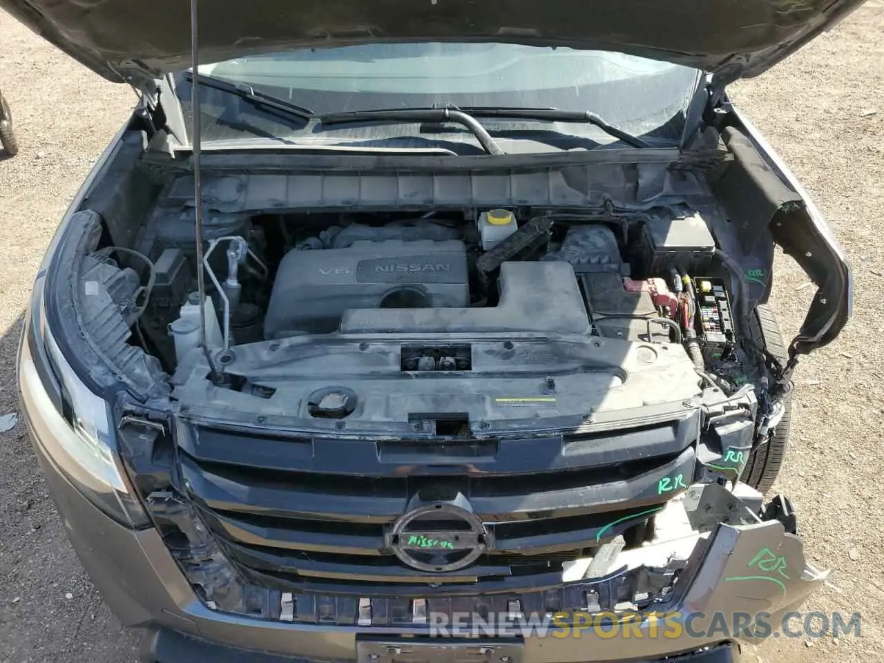 12 fotografías del automóvil dañado 5N1DR3CC5PC201153 NISSAN PATHFINDER 2023