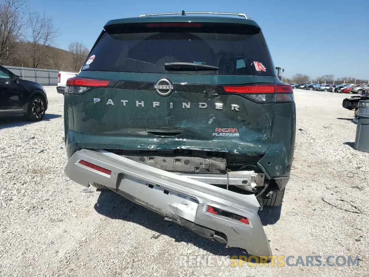 6 fotografías del automóvil dañado 5N1DR3DH4PC200280 NISSAN PATHFINDER 2023