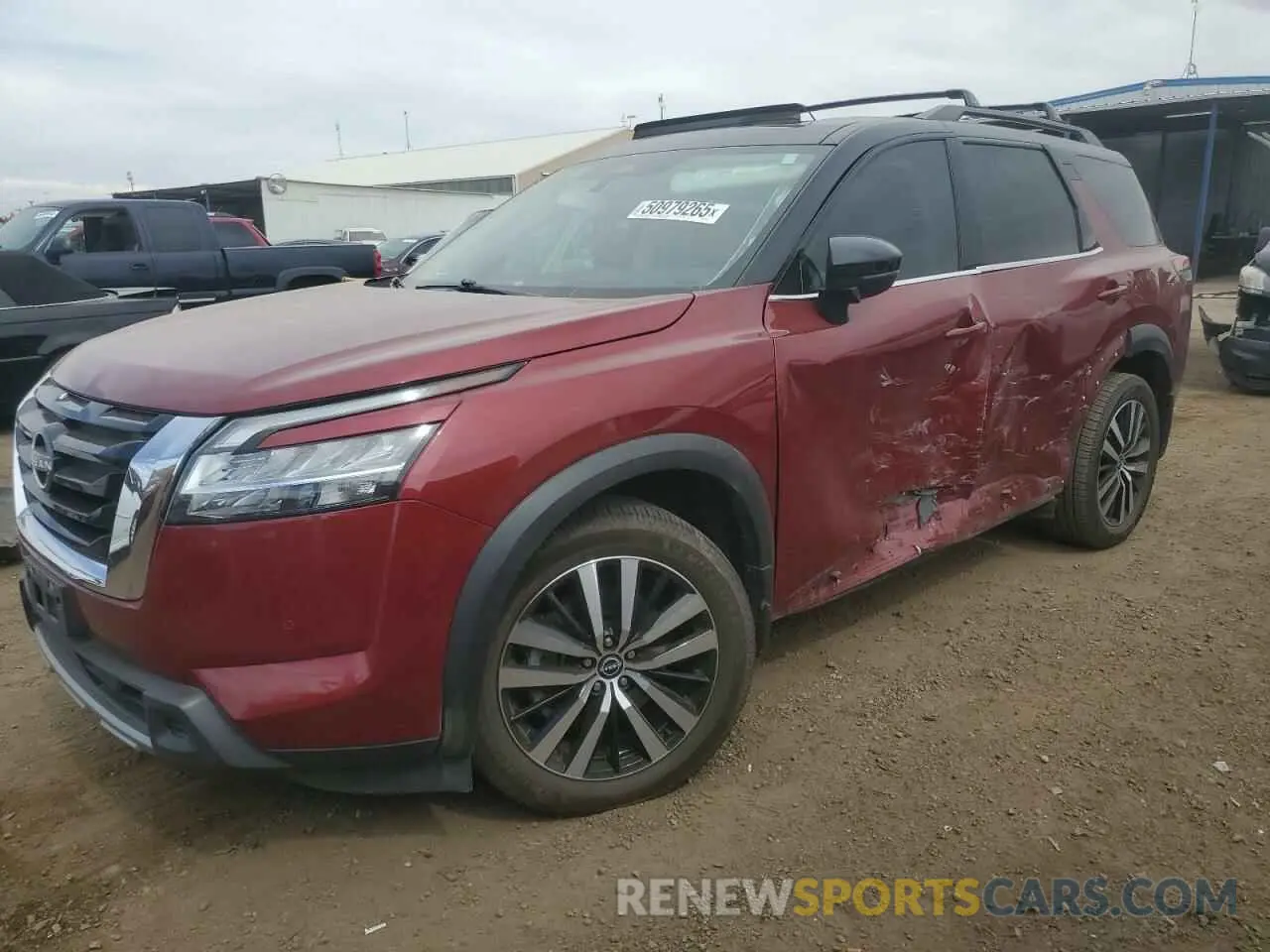 1 fotografías del automóvil dañado 5N1DR3DK2PC202041 NISSAN PATHFINDER 2023
