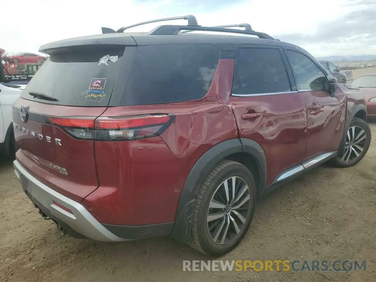 3 fotografías del automóvil dañado 5N1DR3DK2PC202041 NISSAN PATHFINDER 2023