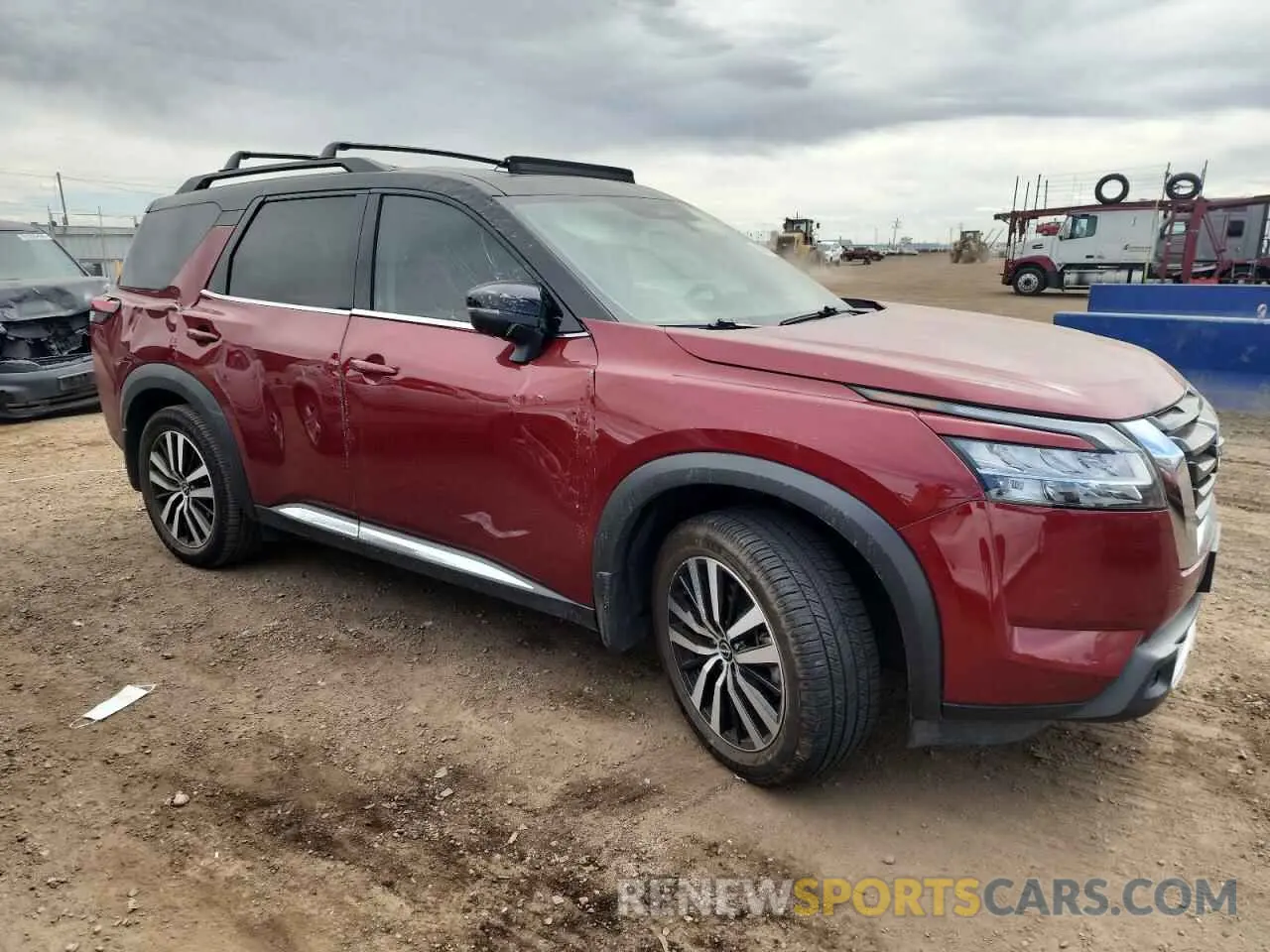4 fotografías del automóvil dañado 5N1DR3DK2PC202041 NISSAN PATHFINDER 2023