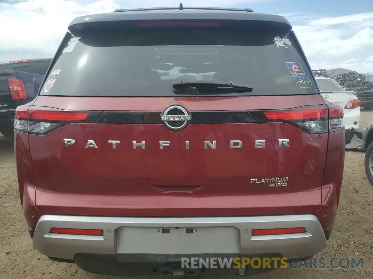 6 fotografías del automóvil dañado 5N1DR3DK2PC202041 NISSAN PATHFINDER 2023