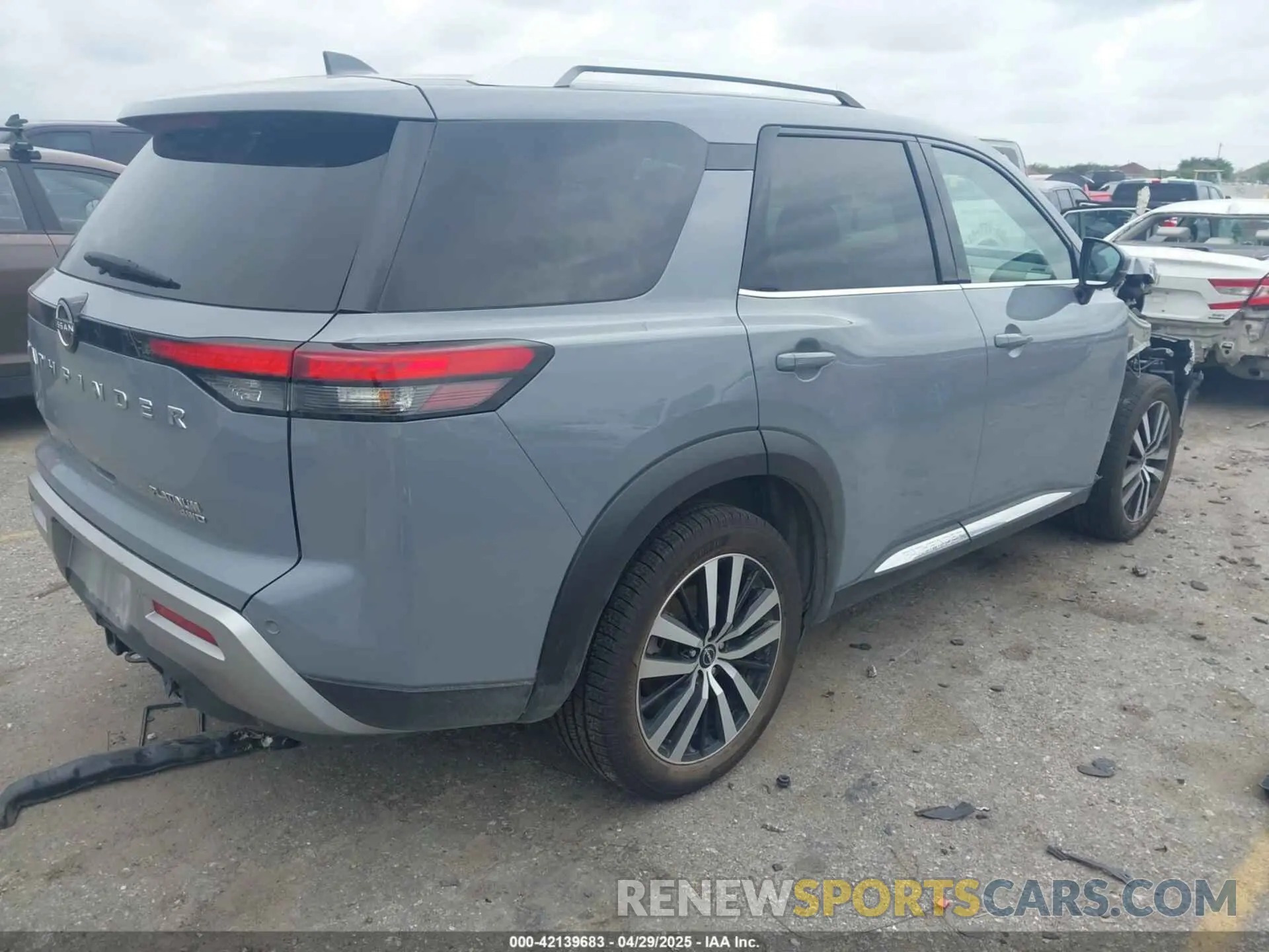 4 fotografías del automóvil dañado 5N1DR3DK4PC208763 NISSAN PATHFINDER 2023