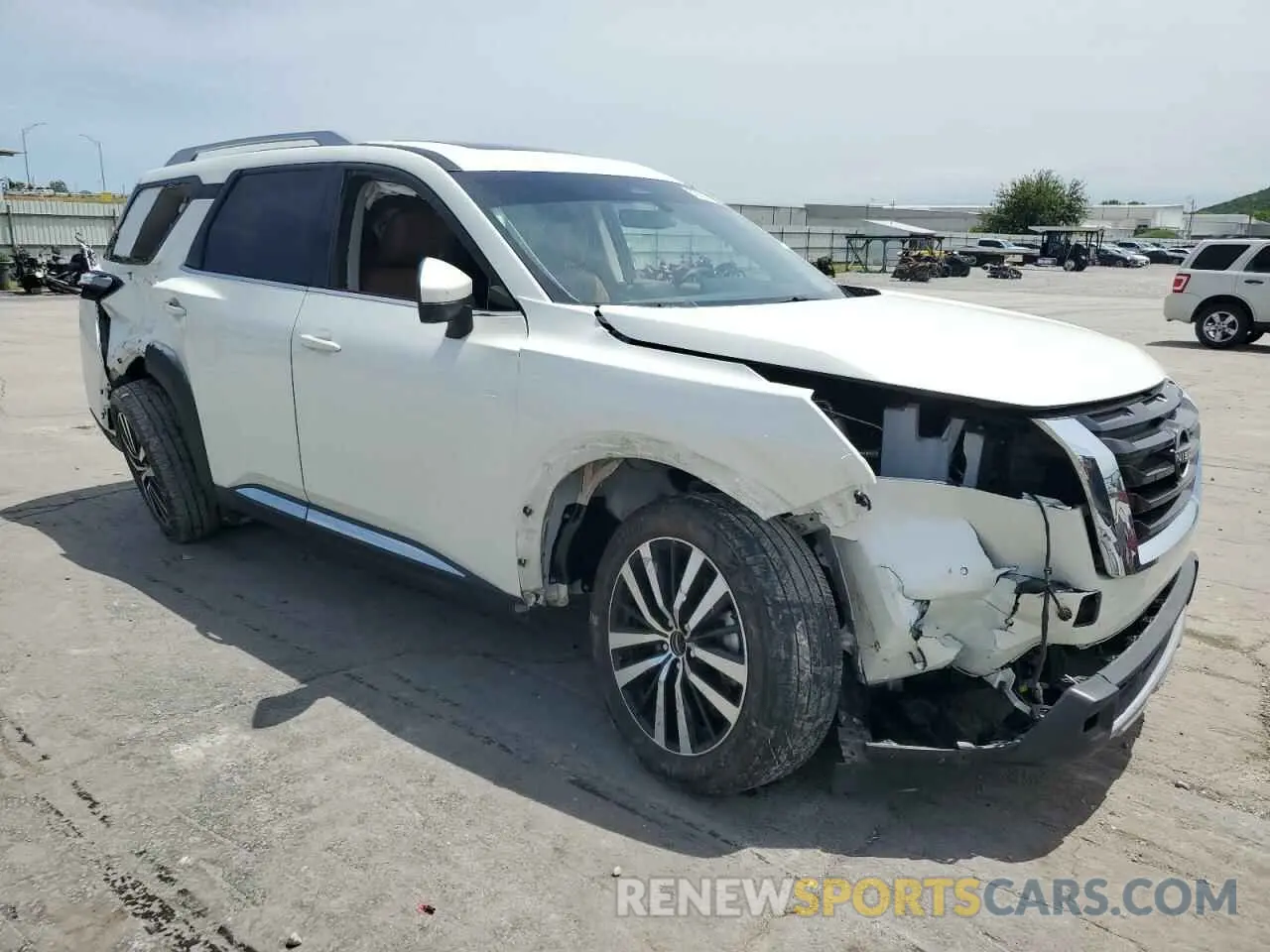 4 fotografías del automóvil dañado 5N1DR3DK5PC223272 NISSAN PATHFINDER 2023