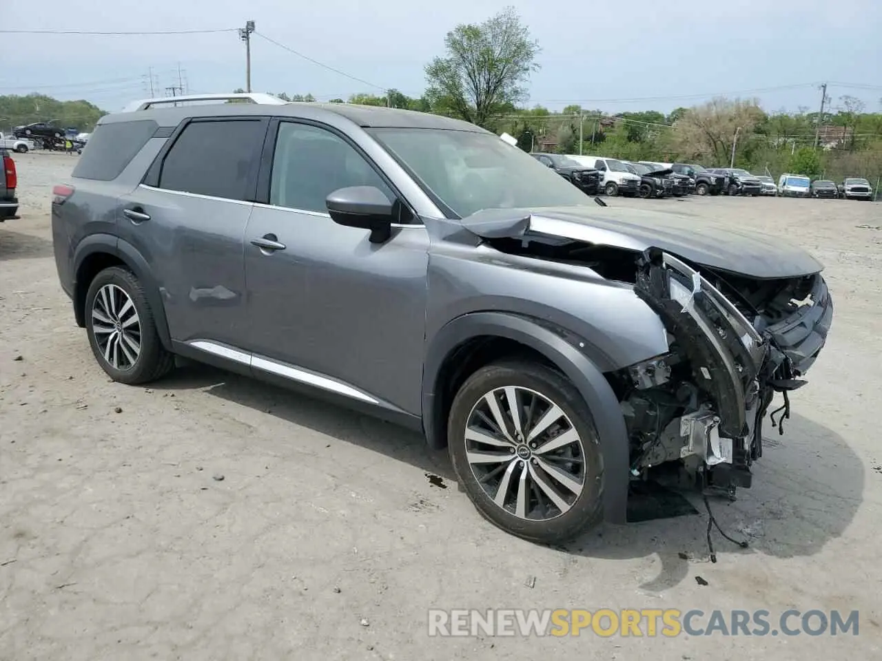 4 fotografías del automóvil dañado 5N1DR3DK6PC216749 NISSAN PATHFINDER 2023
