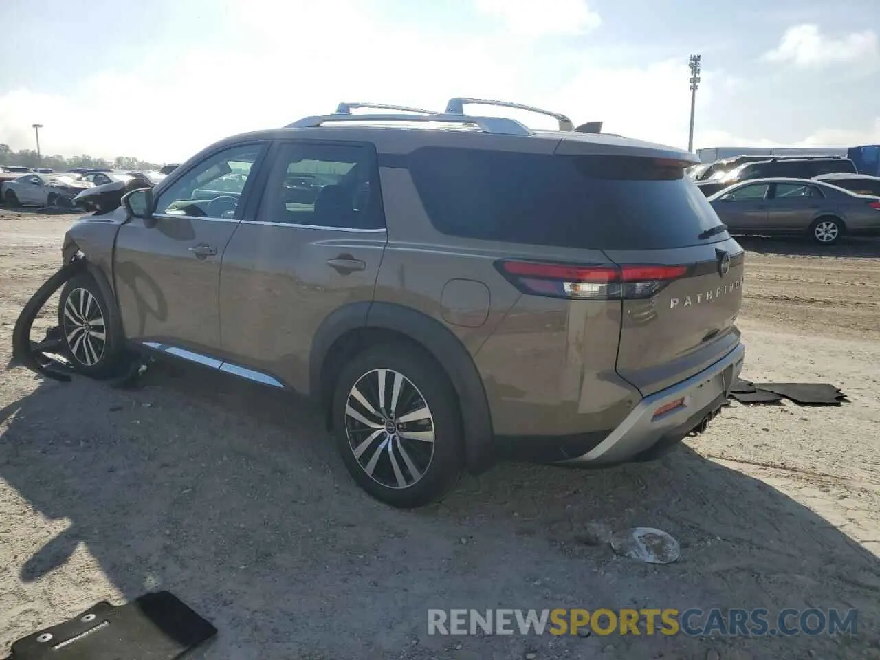 2 fotografías del automóvil dañado 5N1DR3DK6PC239559 NISSAN PATHFINDER 2023