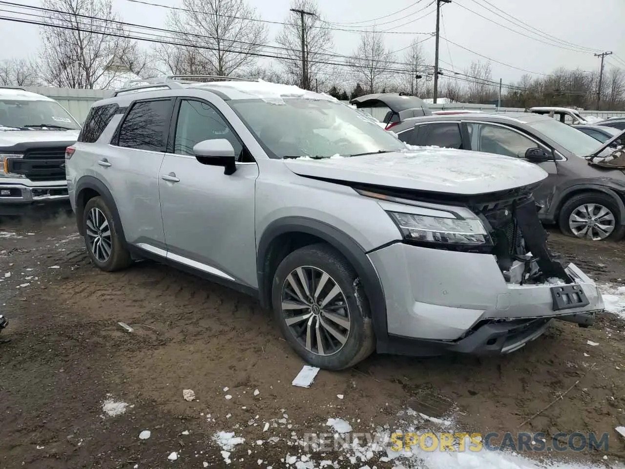 4 fotografías del automóvil dañado 5N1DR3DK7PC262574 NISSAN PATHFINDER 2023