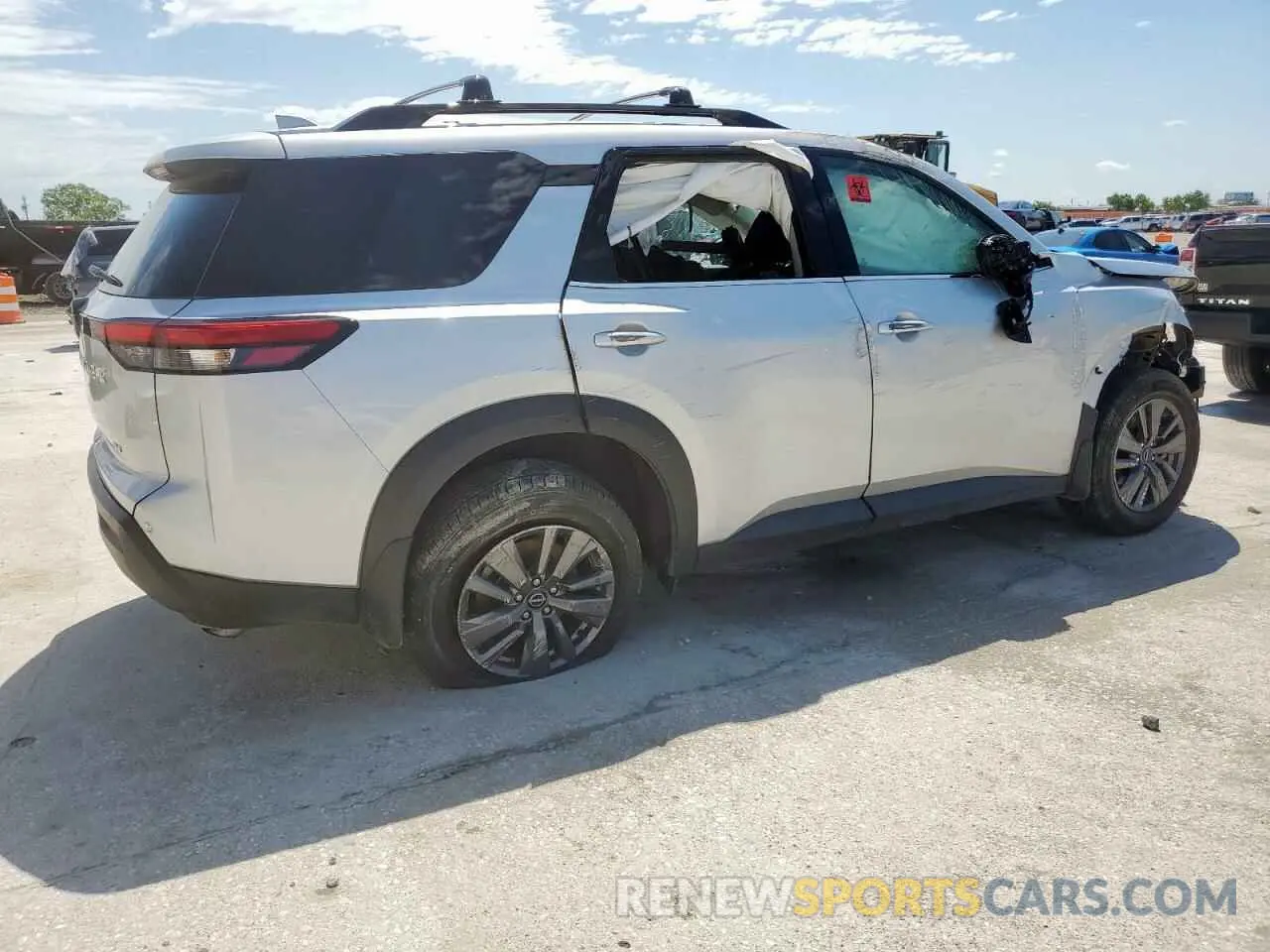 3 fotografías del automóvil dañado 5N1DR3BAXRC201586 NISSAN PATHFINDER 2024