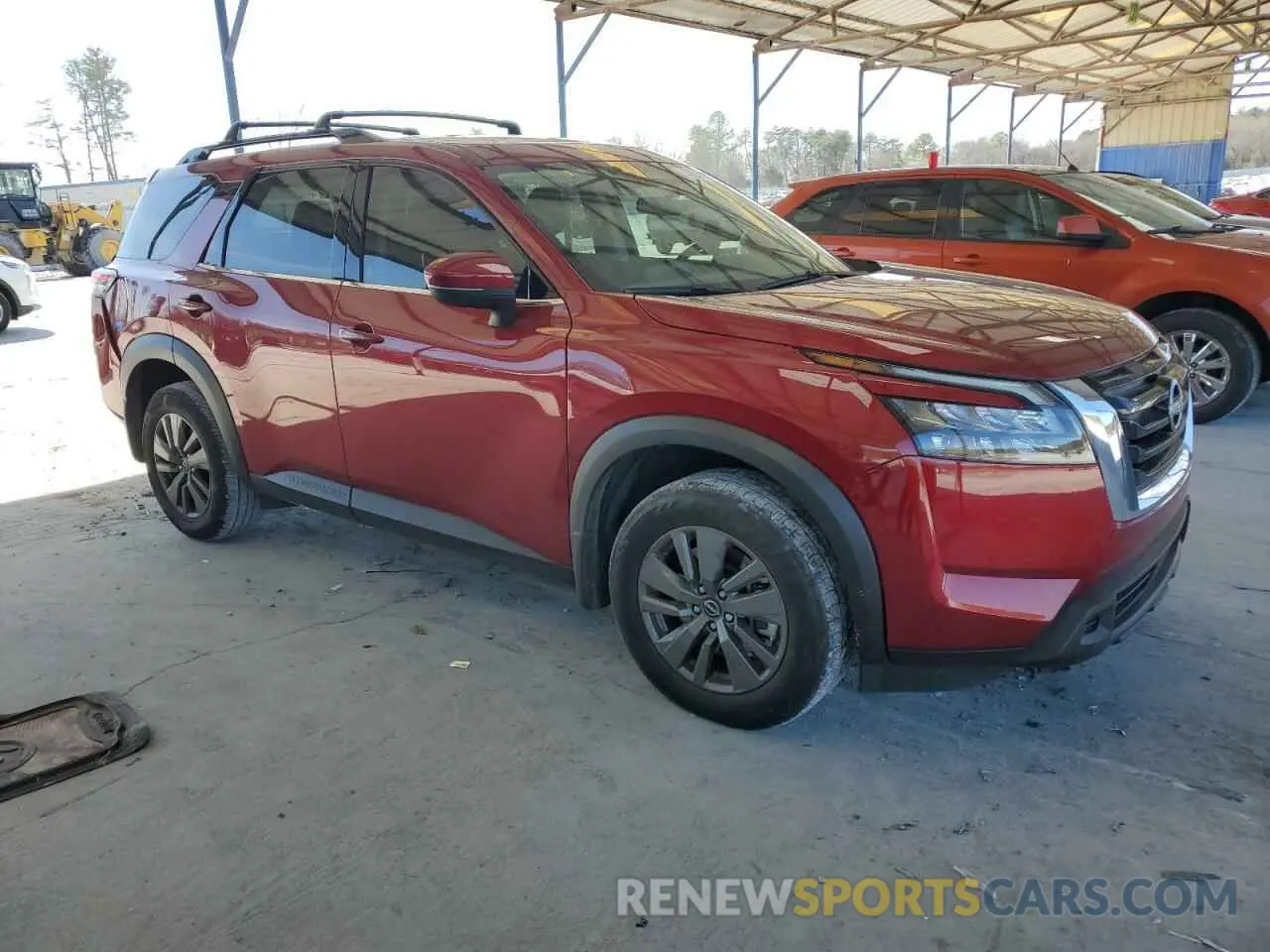 4 fotografías del automóvil dañado 5N1DR3BB9RC252716 NISSAN PATHFINDER 2024