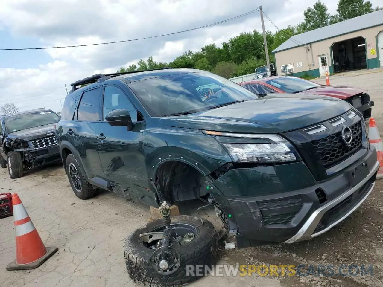 4 fotografías del automóvil dañado 5N1DR3BD3RC210494 NISSAN PATHFINDER 2024