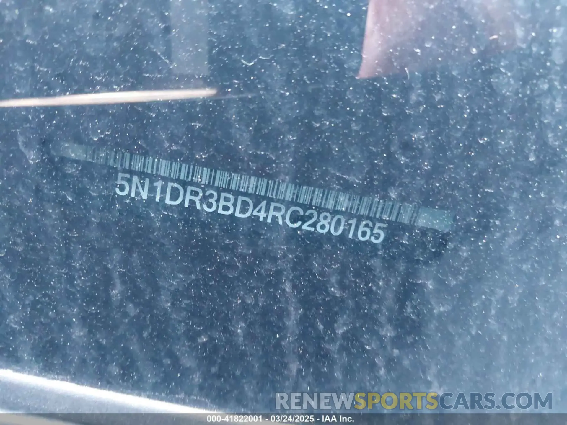 9 fotografías del automóvil dañado 5N1DR3BD4RC280165 NISSAN PATHFINDER 2024
