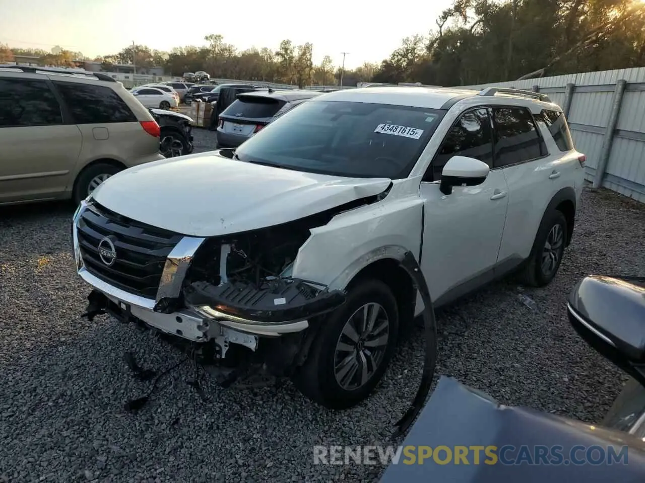 1 fotografías del automóvil dañado 5N1DR3CA5RC213157 NISSAN PATHFINDER 2024