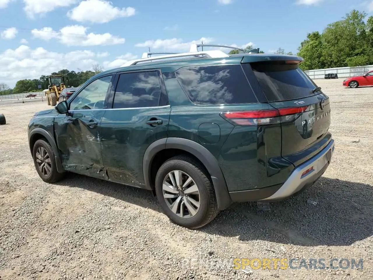 2 fotografías del automóvil dañado 5N1DR3CC1RC259568 NISSAN PATHFINDER 2024