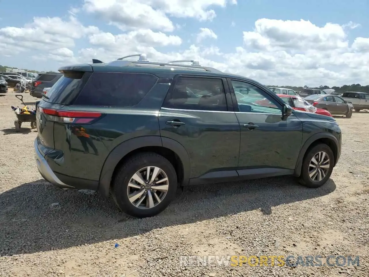 3 fotografías del automóvil dañado 5N1DR3CC1RC259568 NISSAN PATHFINDER 2024